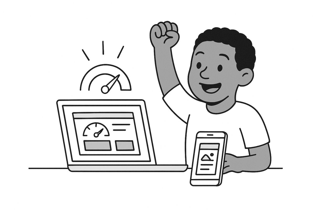 Near-perfect website performance | job.blog